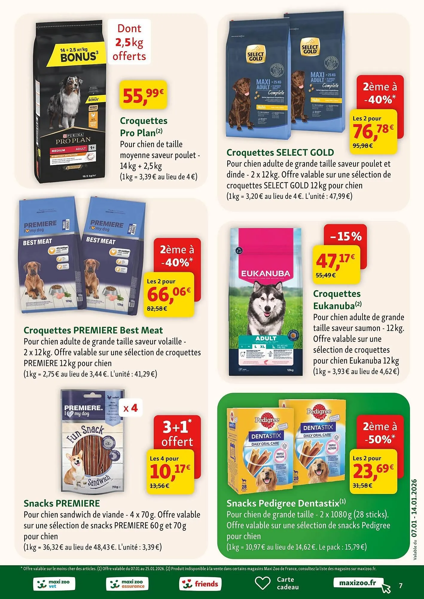 Catalogue Maxi Zoo du 7 janvier au 14 janvier 2026 - Catalogue page 7