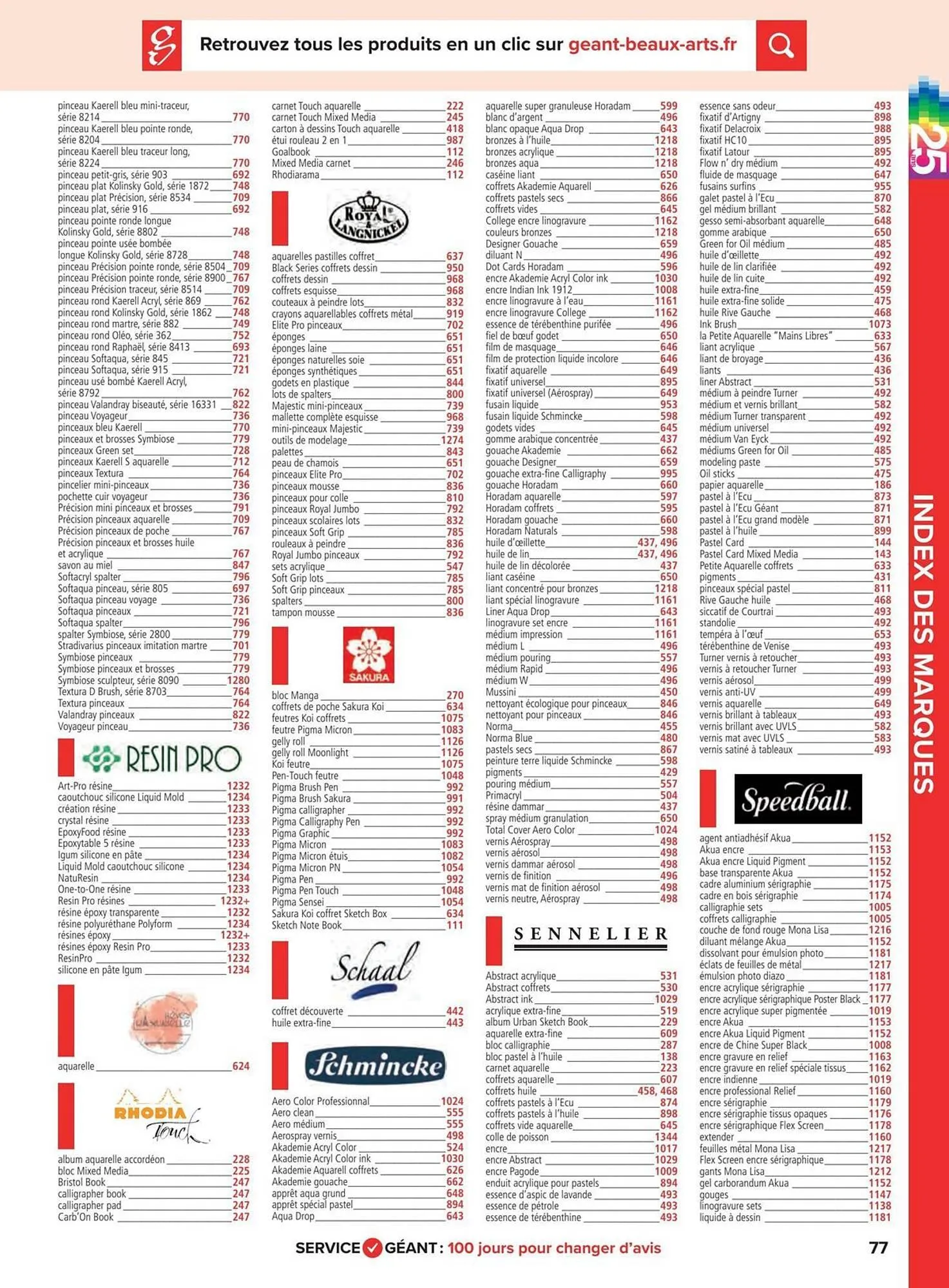 Catalogue Le Géant des Beaux-Arts du 6 janvier au 31 décembre 2025 - Catalogue page 175