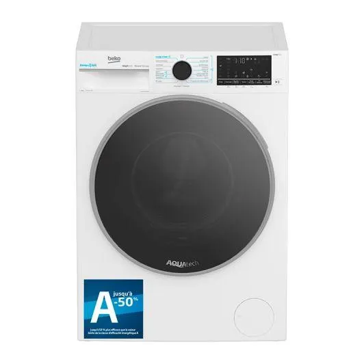 Lave-linge hublot 9 kg BEKO B7WFT394081W A-50