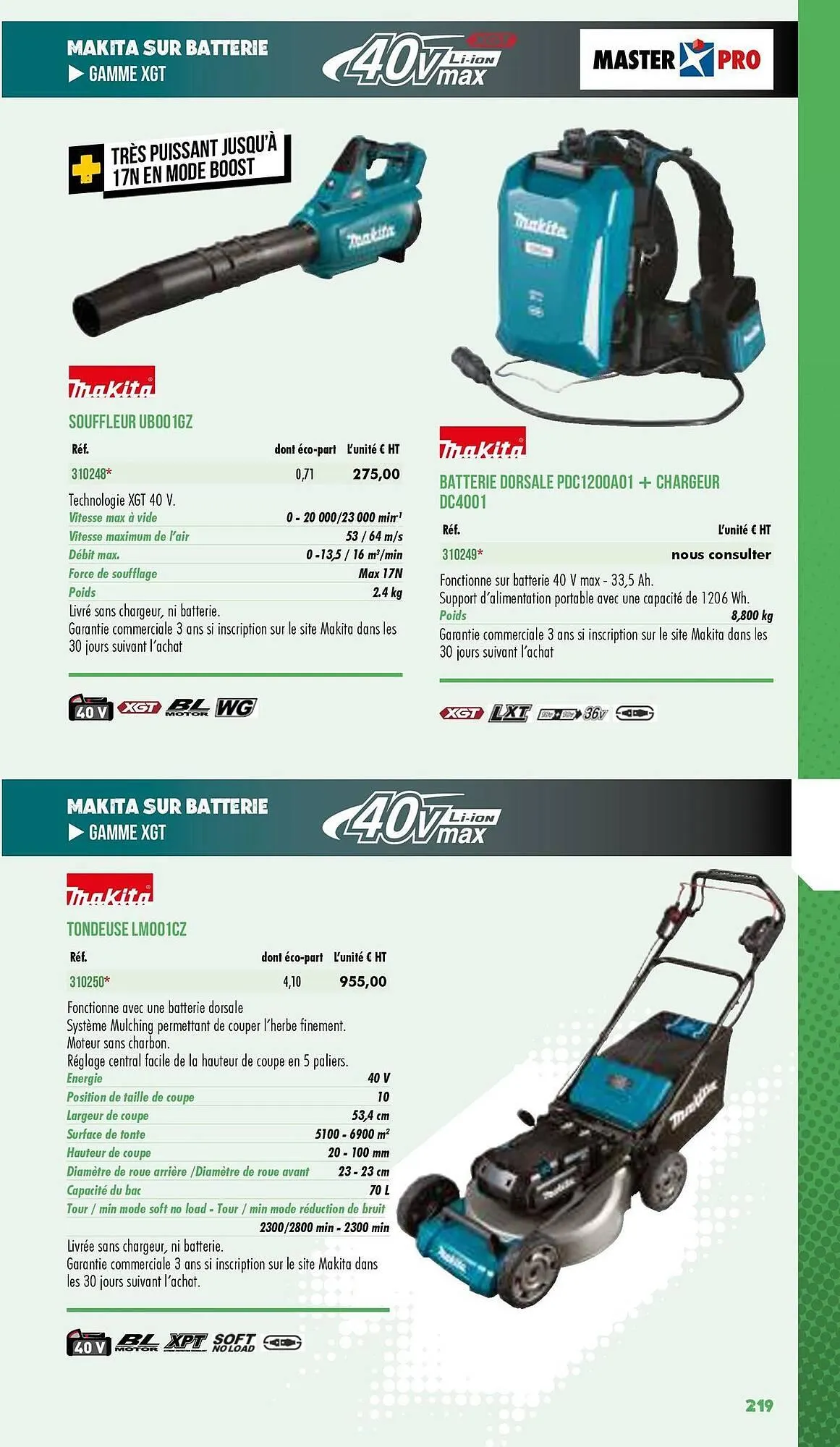 Catalogue Master Pro du 3 janvier au 31 décembre 2025 - Catalogue page 221