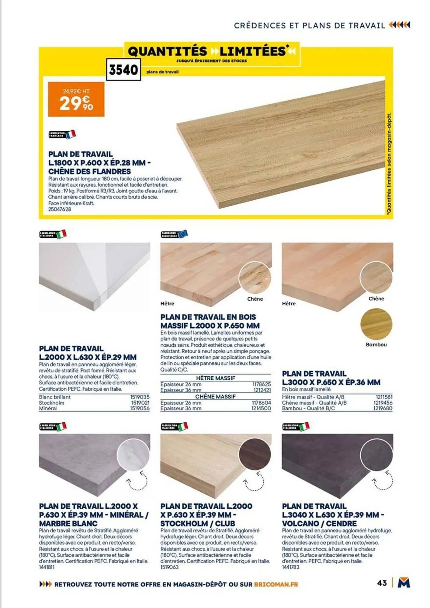 Catalogue Bricoman du 12 mai au 31 mai 2025 - Catalogue page 43