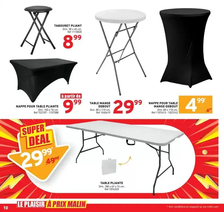 LE PLAISIR À PRIX MALIN du 25 mars au 31 mars 2025 - Catalogue page 10