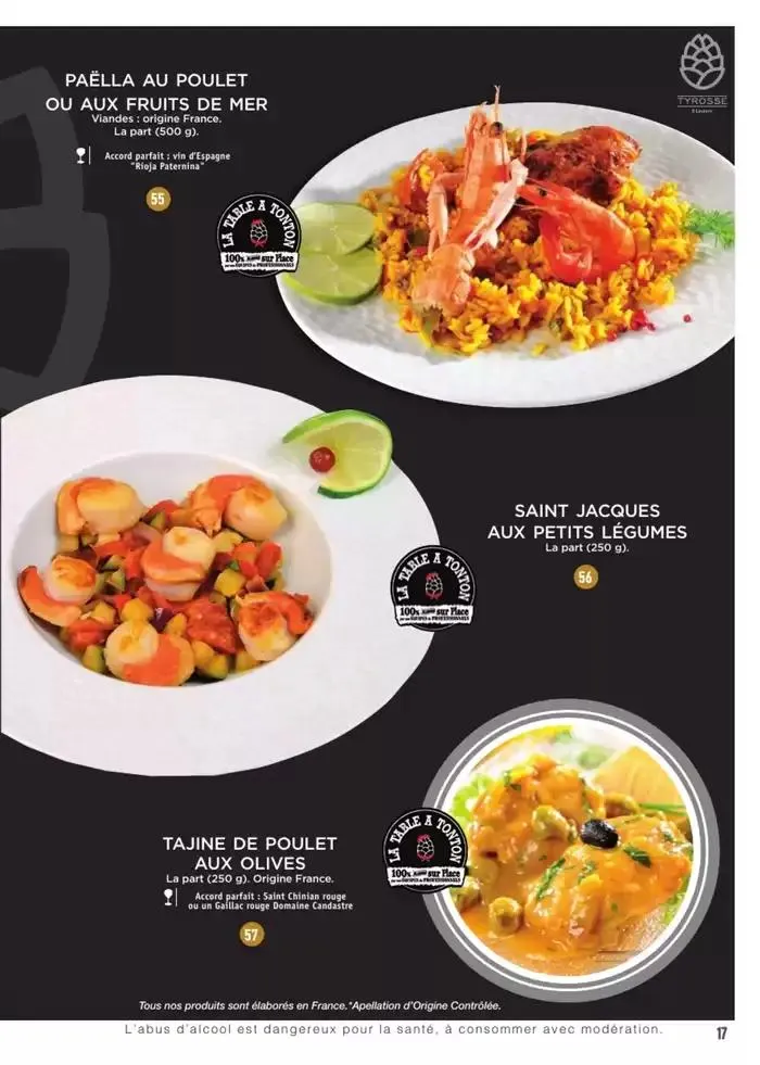 CARTE TRAITEUR PERMANENTE du 3 janvier au 31 décembre 2025 - Catalogue page 8