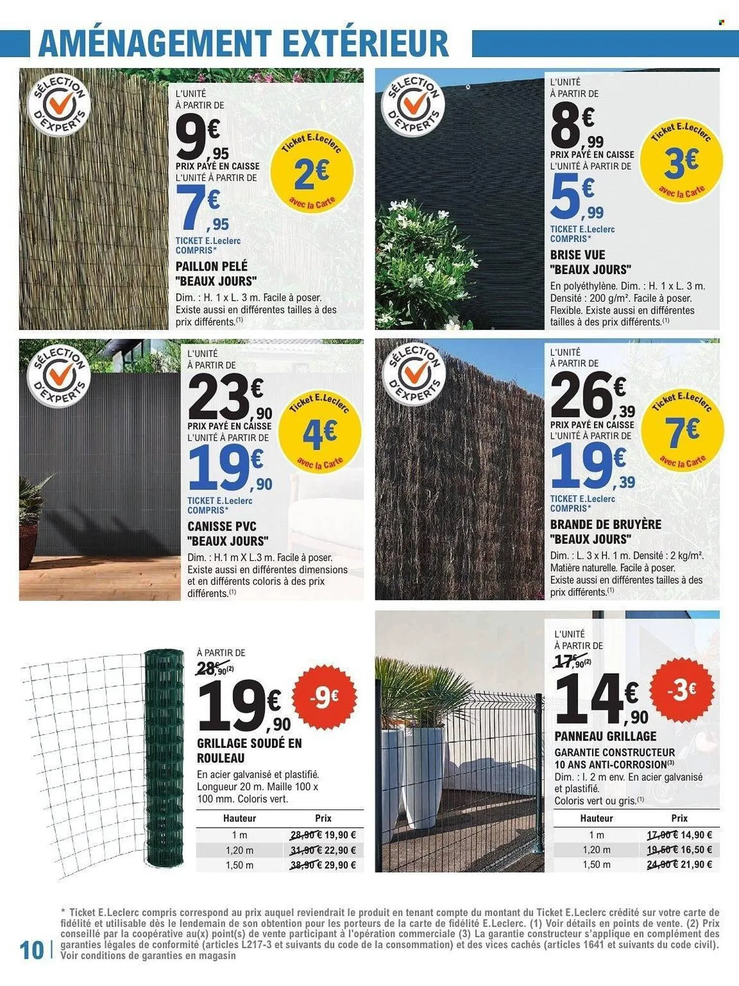 Catalogue E.Leclerc Brico du 24 mars au 11 avril 2026 - Catalogue page 10