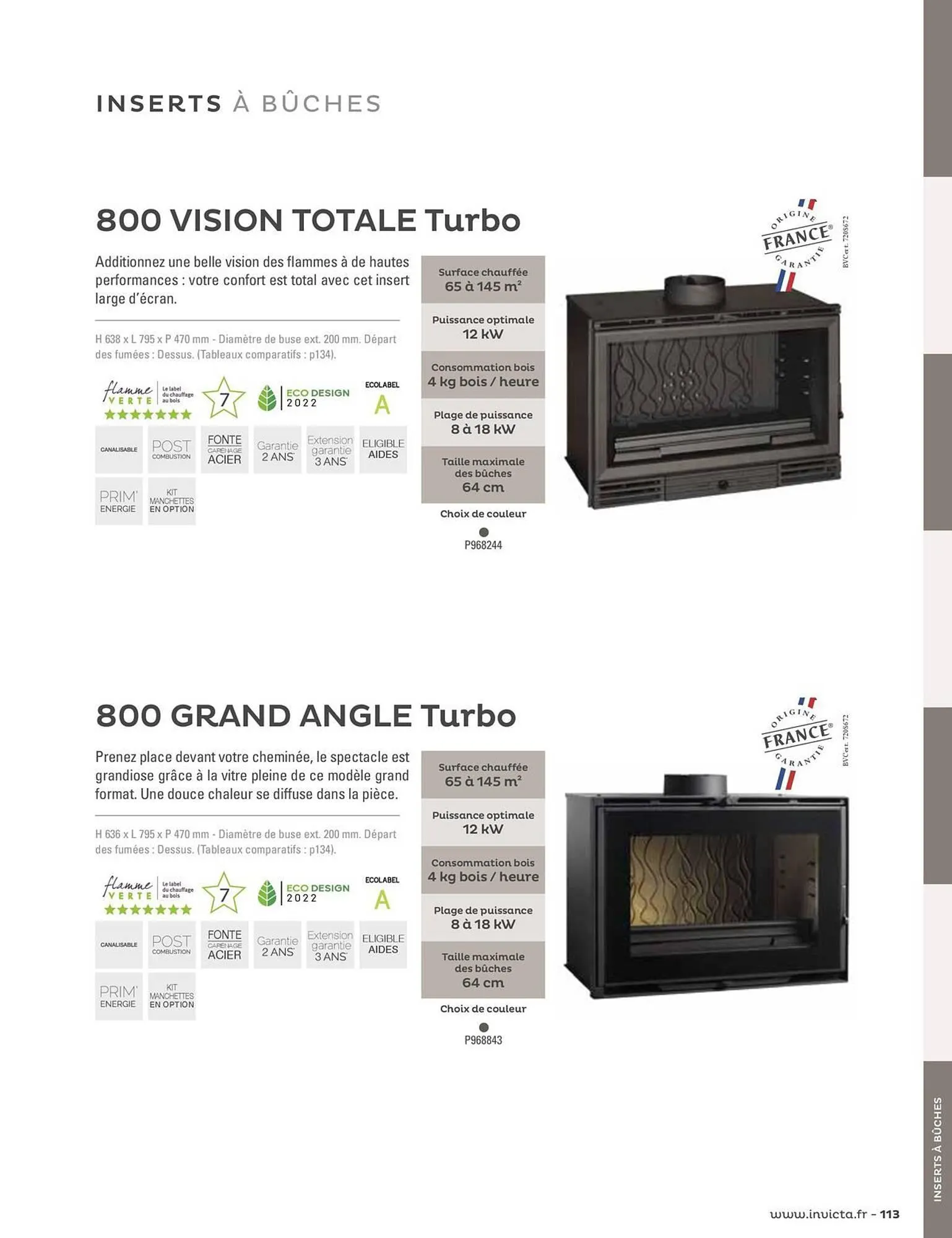 Catalogue Invicta du 31 août au 31 décembre 2023 - Catalogue page 113
