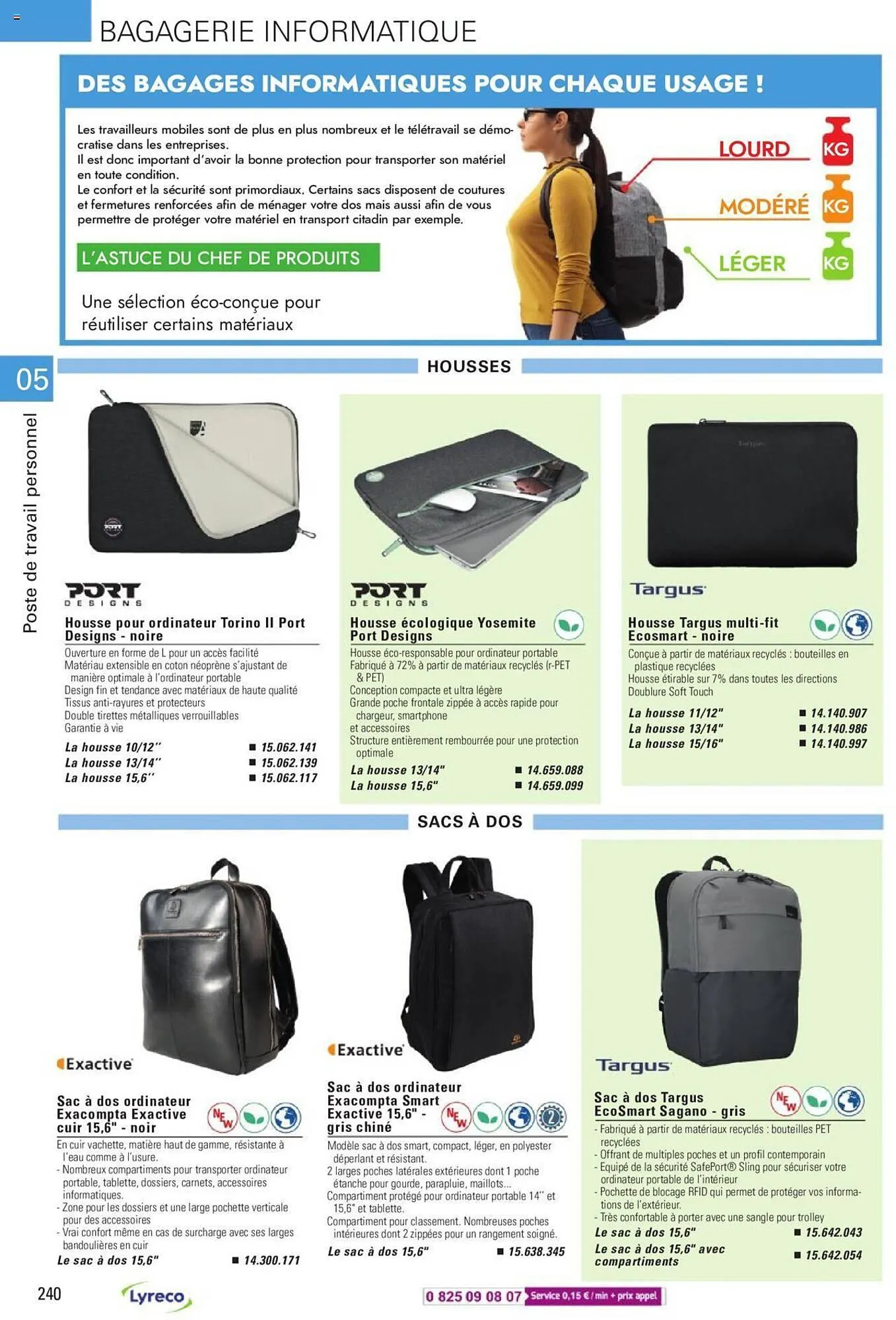 Catalogue Lyreco du 15 mai au 31 décembre 2023 - Catalogue page 240