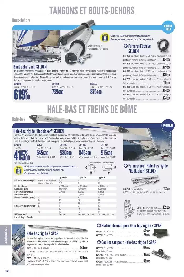 Catalogue Accastillage Diffusion 2025 du 1 janvier au 31 décembre 2025 - Catalogue page 362