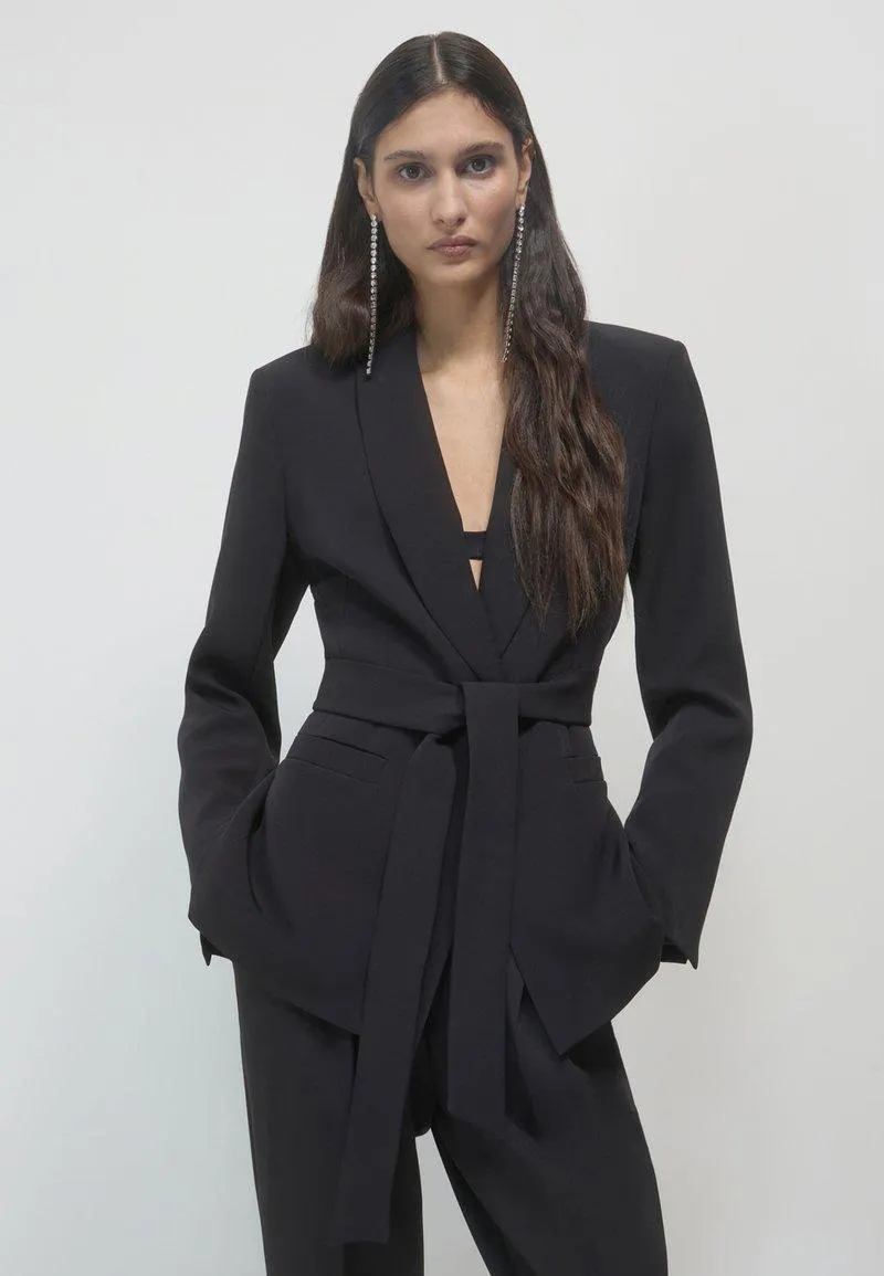 MONOPETTO CON FUSCIACCA - Blazer - ultrablack