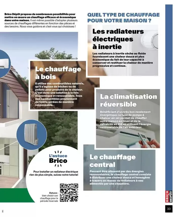 J’améliore mon habitat à prix dépôt du 2 octobre au 9 octobre 2024 - Catalogue page 33
