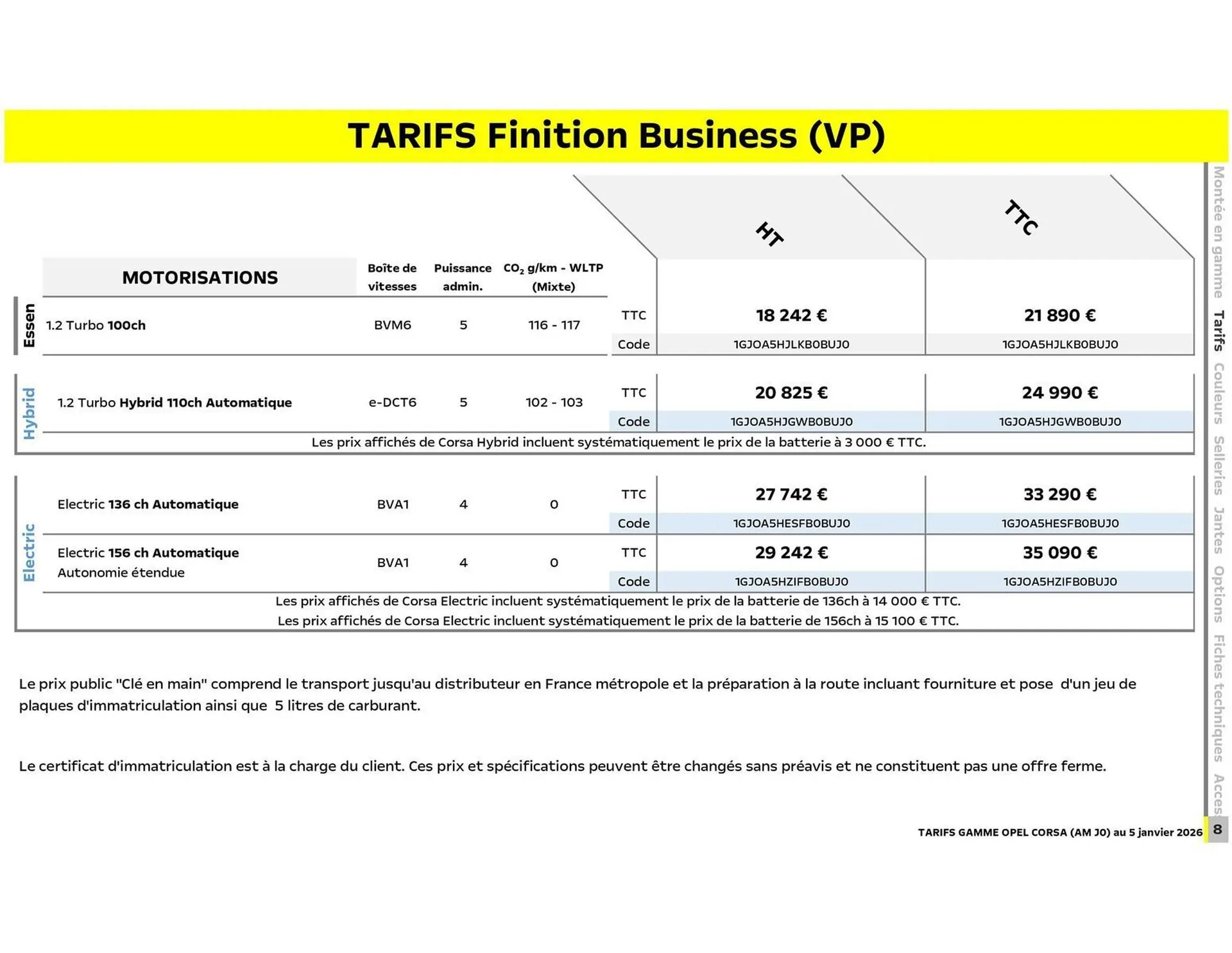 Catalogue Opel du 6 janvier au 6 janvier 2027 - Catalogue page 9