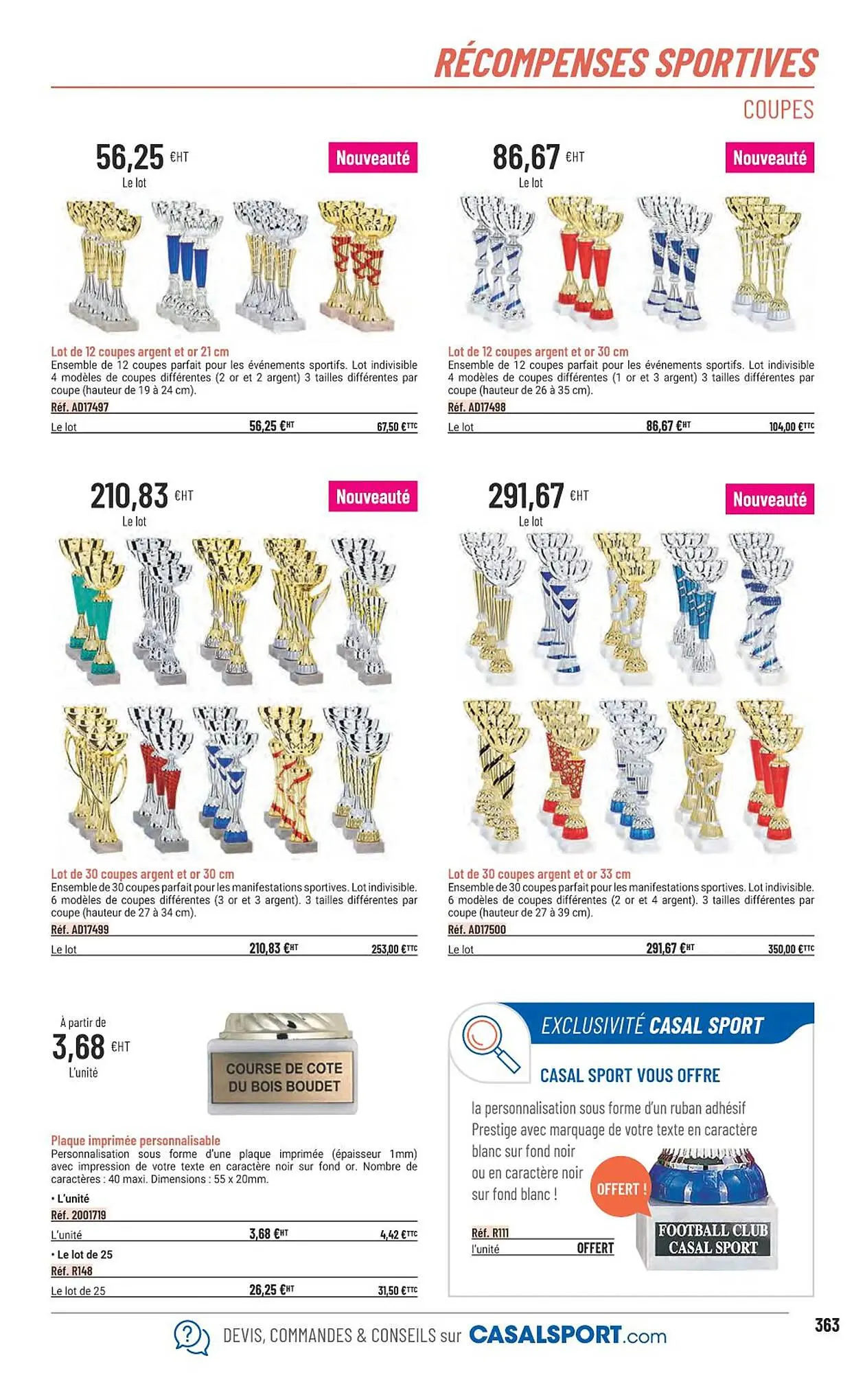 Catalogue Casal Sport du 22 janvier au 31 décembre 2026 - Catalogue page 335