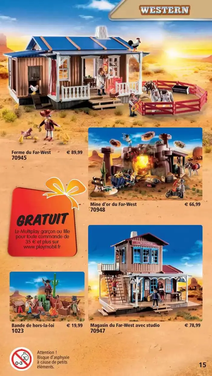 Playmobil PLUS du 10 février au 30 juin 2025 - Catalogue page 15