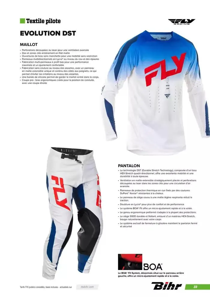 FLY RACING 2025 du 20 novembre au 31 août 2025 - Catalogue page 35