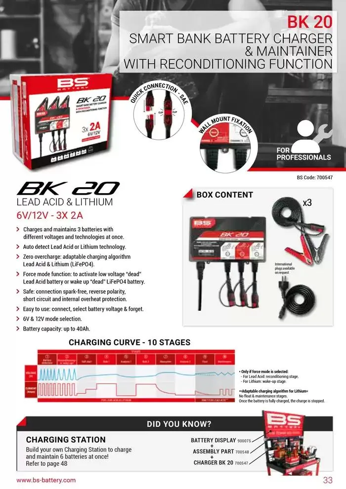 BS BATTERY 2024 du 26 mars au 31 décembre 2025 - Catalogue page 33