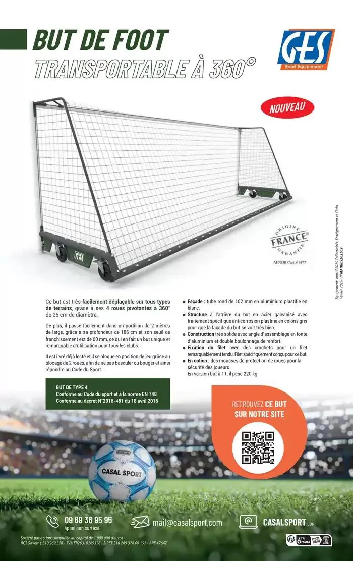 ÉQUIPEMENT SPORTIF du 6 mars au 31 décembre 2025 - Catalogue page 462