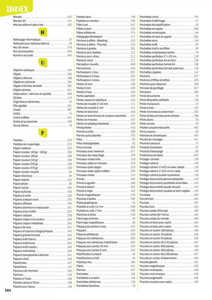 Nos Catalogues Thématiques du 1 janvier au 31 décembre 2025 - Catalogue page 566