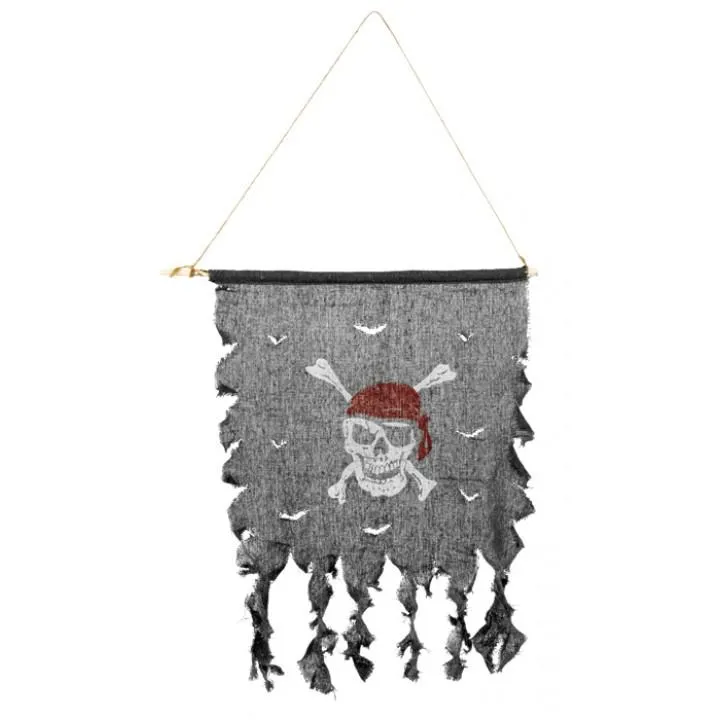 Bannière pirate 47x42 cm