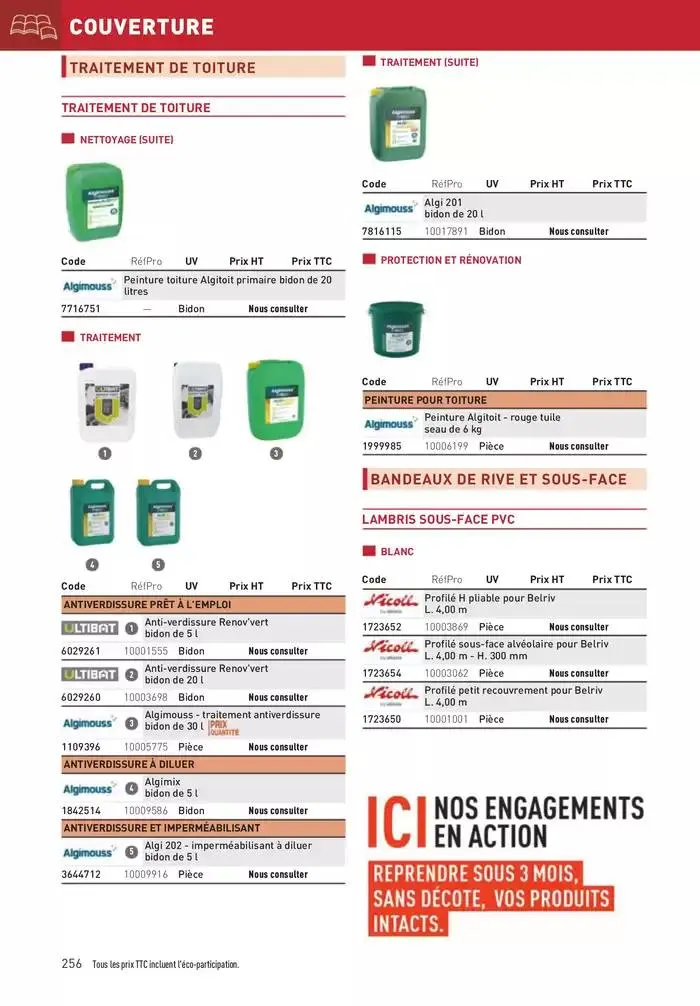 Matériaux 2025 du 1 janvier au 31 décembre 2025 - Catalogue page 256