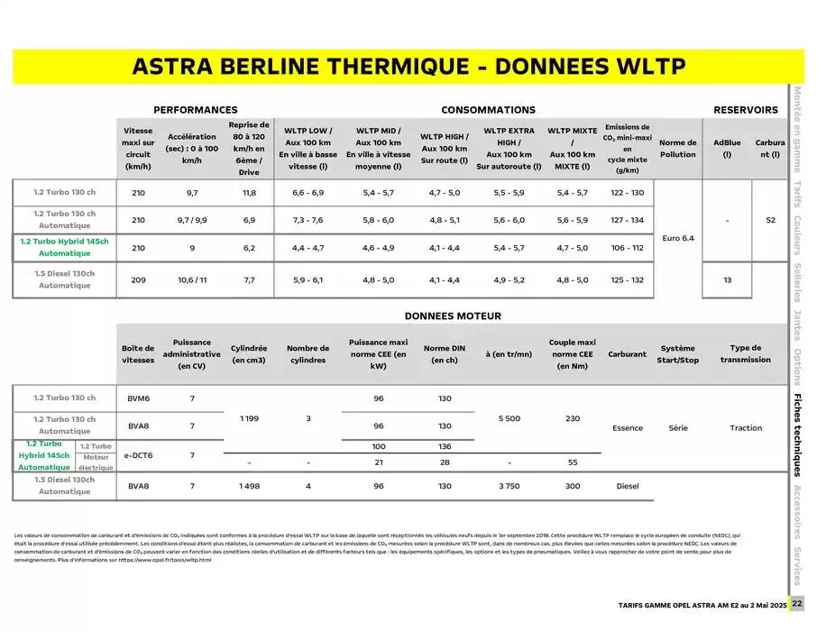 Opel Astra et Astra Sports Tourer du 12 mai au 12 mai 2026 - Catalogue page 23