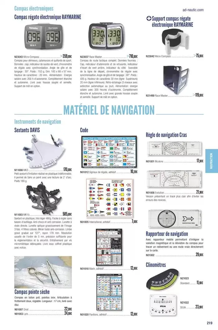 Catalogue Accastillage Diffusion 2025 du 1 janvier au 31 décembre 2025 - Catalogue page 221