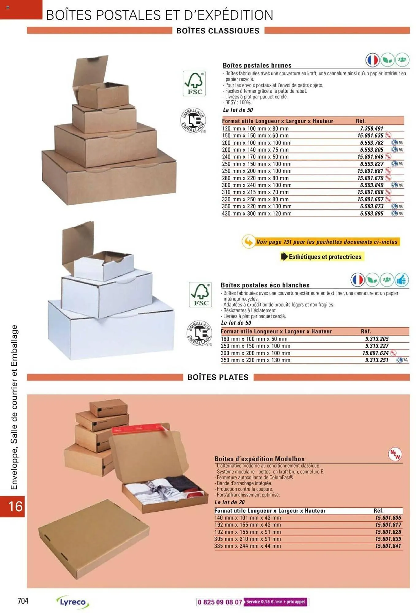 Catalogue Lyreco du 15 mai au 31 décembre 2023 - Catalogue page 704