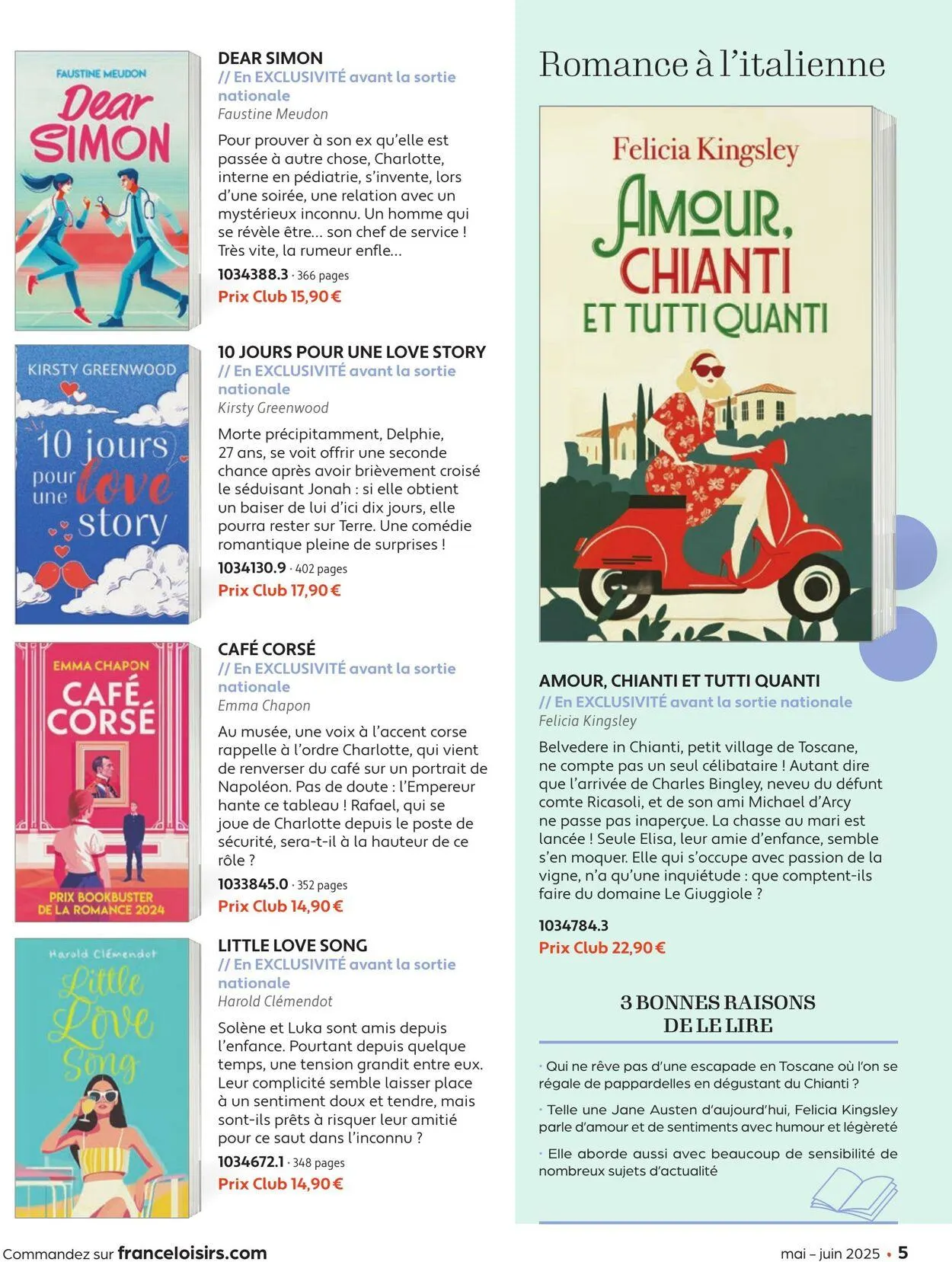 France Loisirs du 1 mai au 30 juin 2025 - Catalogue page 5