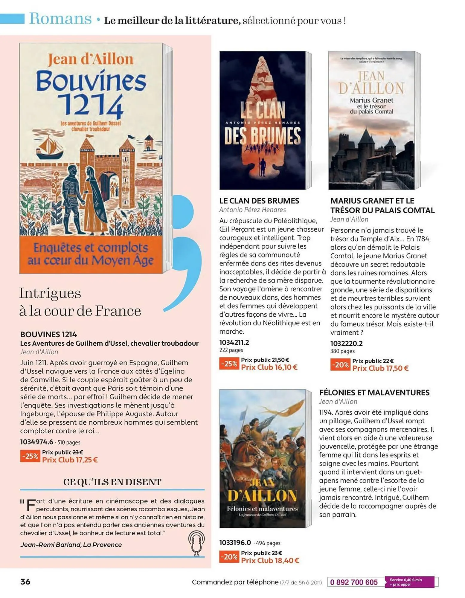 Catalogue France Loisirs du 1 septembre au 31 octobre 2025 - Catalogue page 36