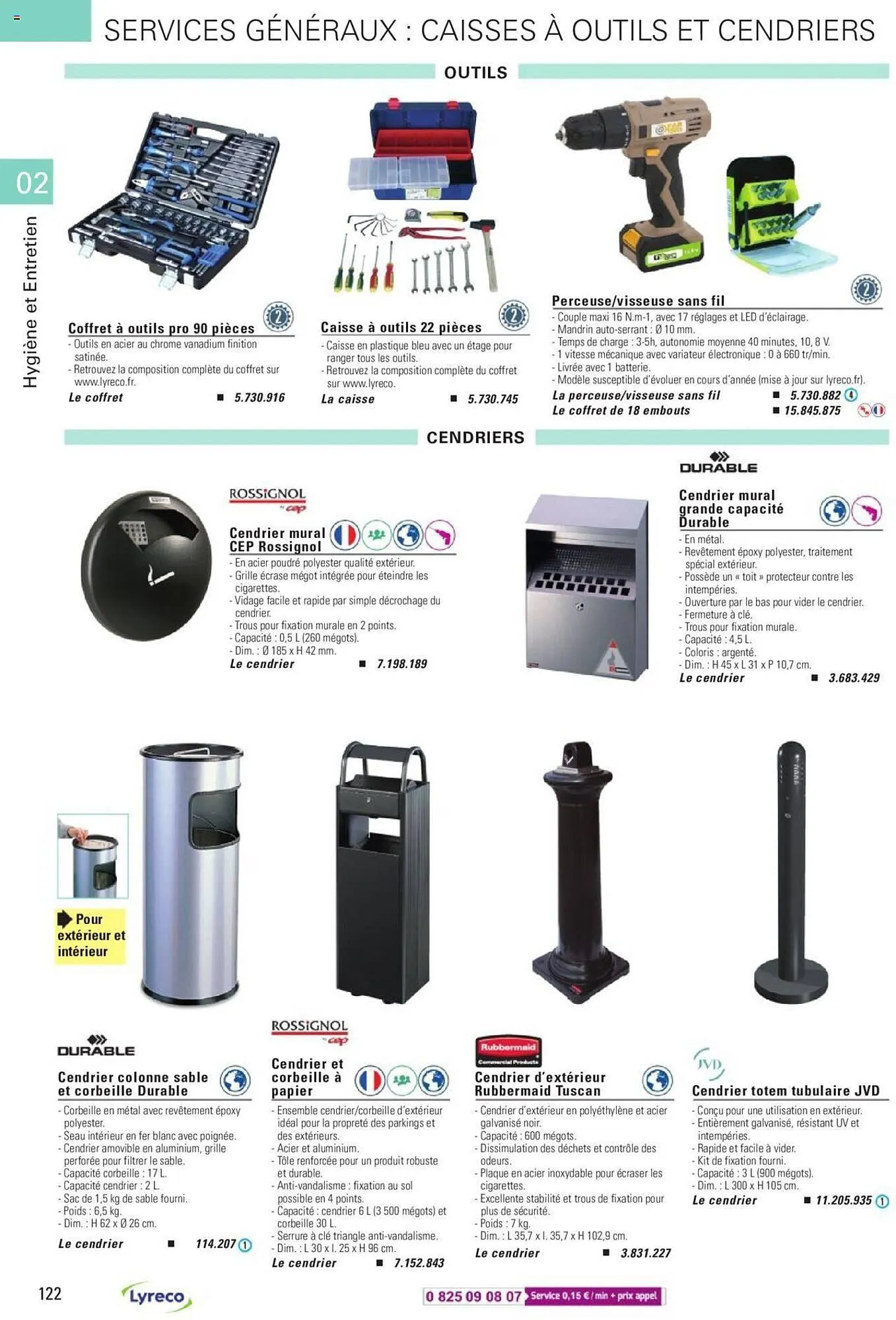Catalogue Lyreco du 15 mai au 31 décembre 2023 - Catalogue page 122