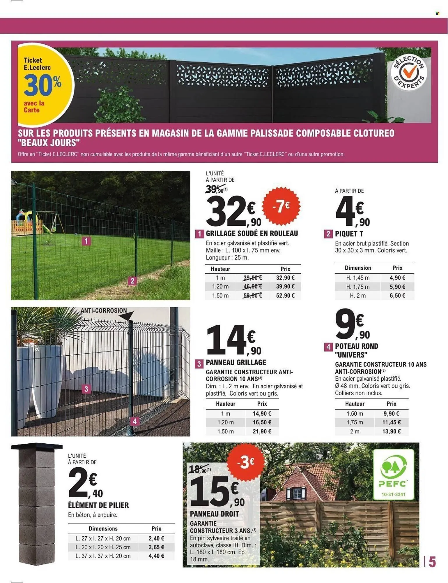 Catalogue E.Leclerc Brico du 24 février au 14 mars 2026 - Catalogue page 5