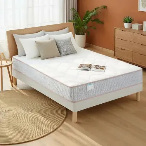 MERINOS Matelas hybride 140x190 cm POP ép.22 cm