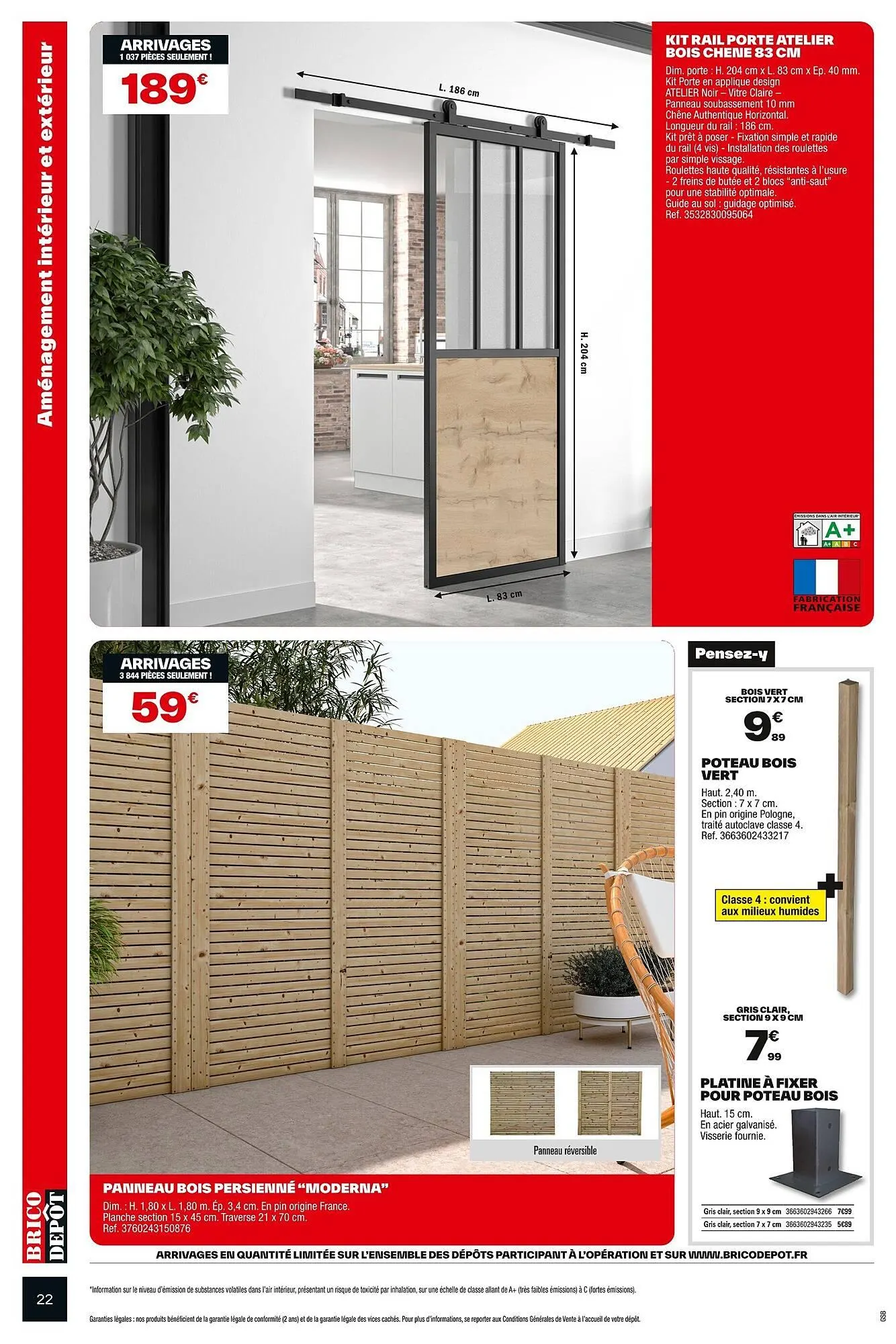 Catalogue Brico Dépôt du 18 juillet au 7 août 2025 - Catalogue page 22