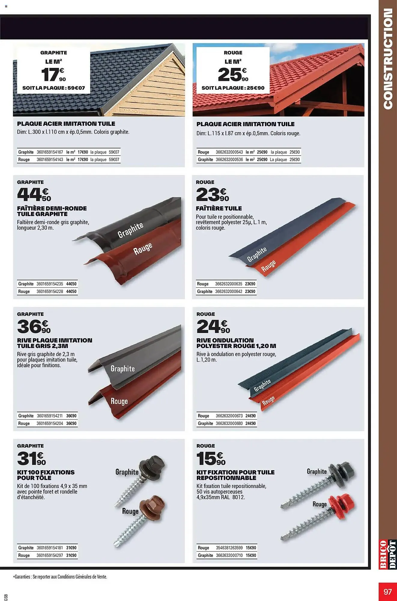 Catalogue Brico Dépôt du 25 mars au 12 juin 2026 - Catalogue page 97