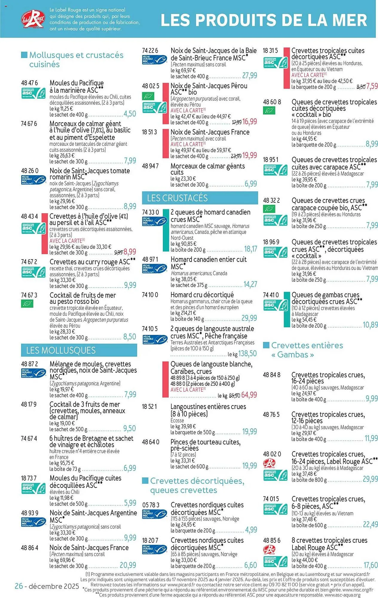 Catalogue Picard du 17 novembre au 4 janvier 2026 - Catalogue page 26