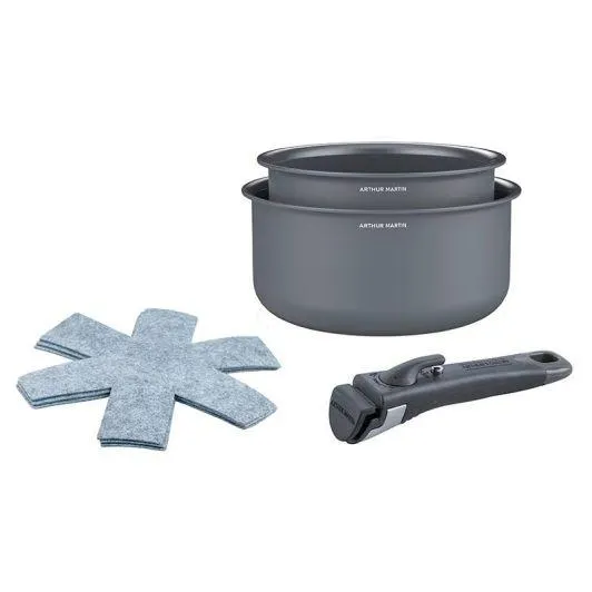 Lot de 2 casseroles céramique ARTHUR MARTIN 16-20 cm