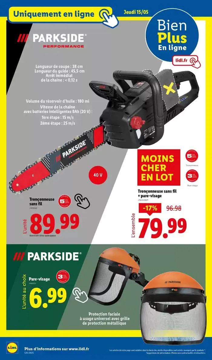 Profitez d'une large sélection de produits à prix réduits chez Lidl ! du 15 mai au 21 mai 2025 - Catalogue page 40