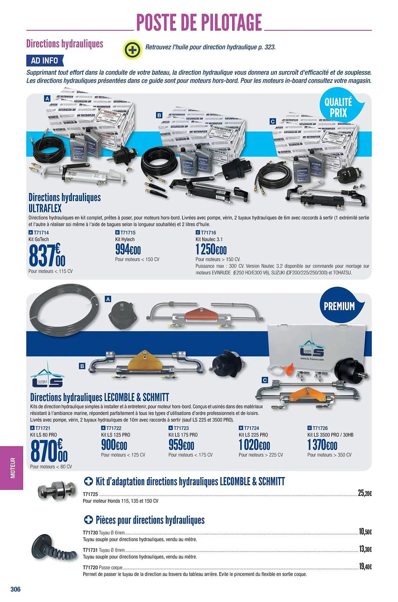Catalogue Accastillage Diffusion du 1 mars au 31 décembre 2023 - Catalogue page 308
