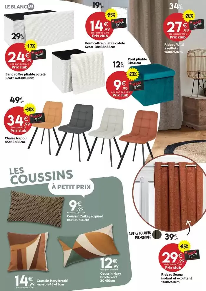 LINGE DE MAISON : DU STYLE à petits prix ! du 27 décembre au 26 janvier 2025 - Catalogue page 8
