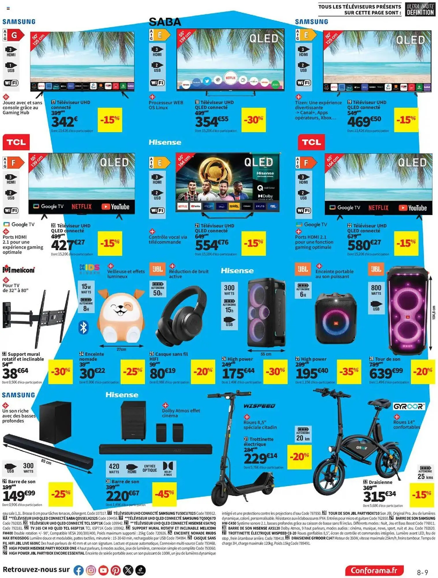 Catalogue Conforama du 25 juin au 22 juillet 2025 - Catalogue page 9