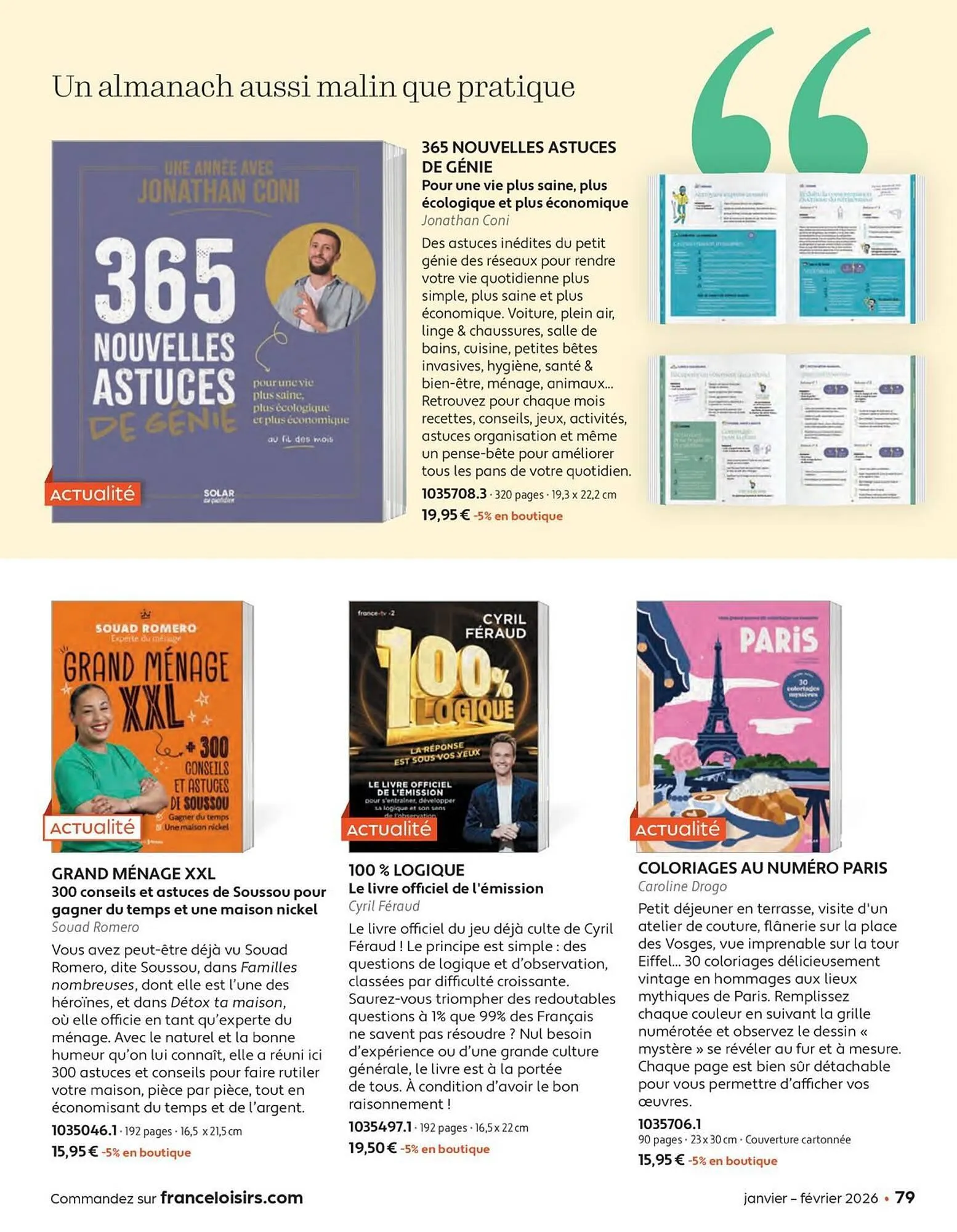 Catalogue France Loisirs du 1 janvier au 28 février 2026 - Catalogue page 79