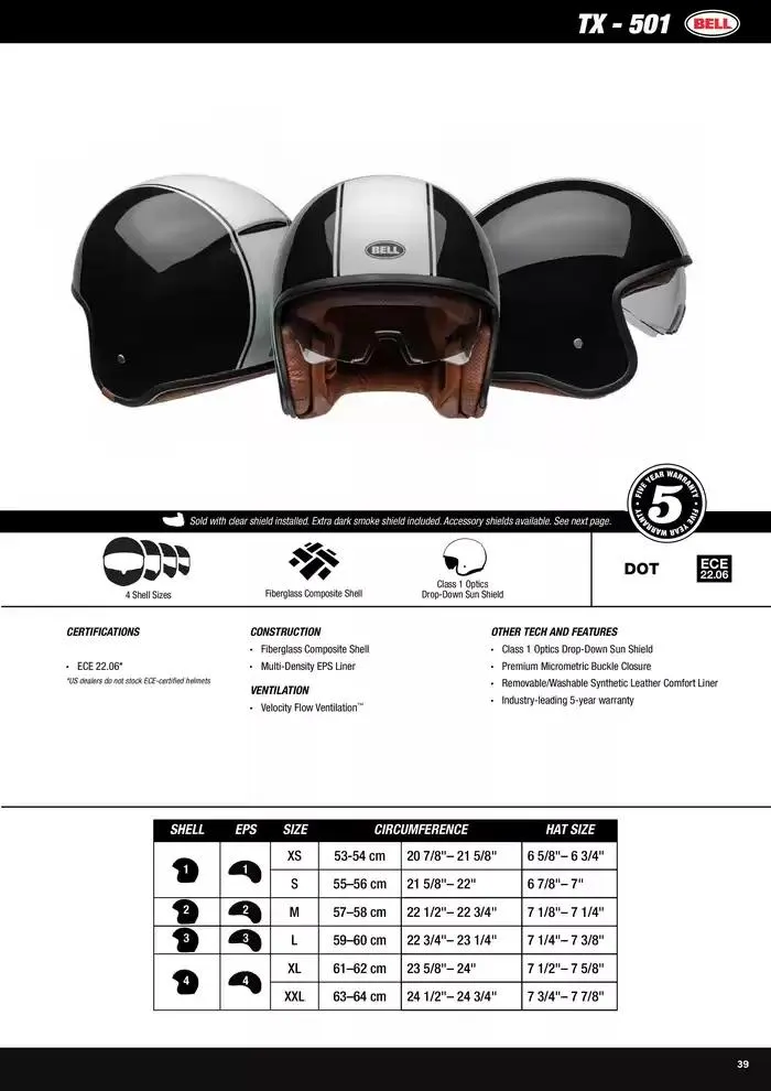 BELL Spring 2025 du 27 mars au 31 décembre 2025 - Catalogue page 39