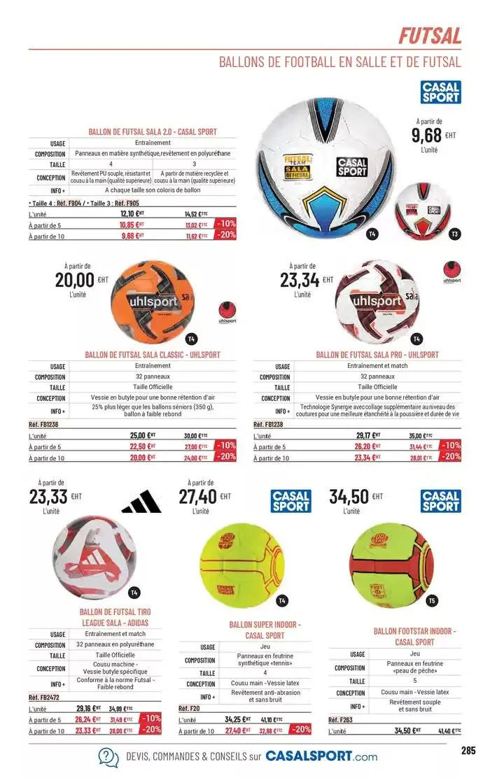 ÉQUIPEMENT SPORTIF du 6 mars au 31 décembre 2025 - Catalogue page 257