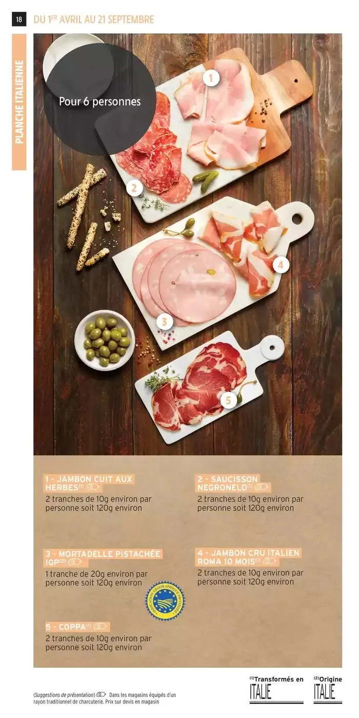 CATALOGUE TRAITEUR PRINTEMPS ETE du 1 avril au 21 septembre 2025 - Catalogue page 18