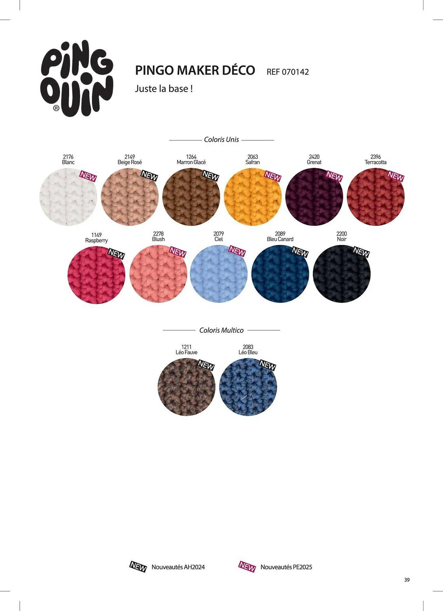 Catalogue Phildar du 10 décembre au 31 août 2025 - Catalogue page 39