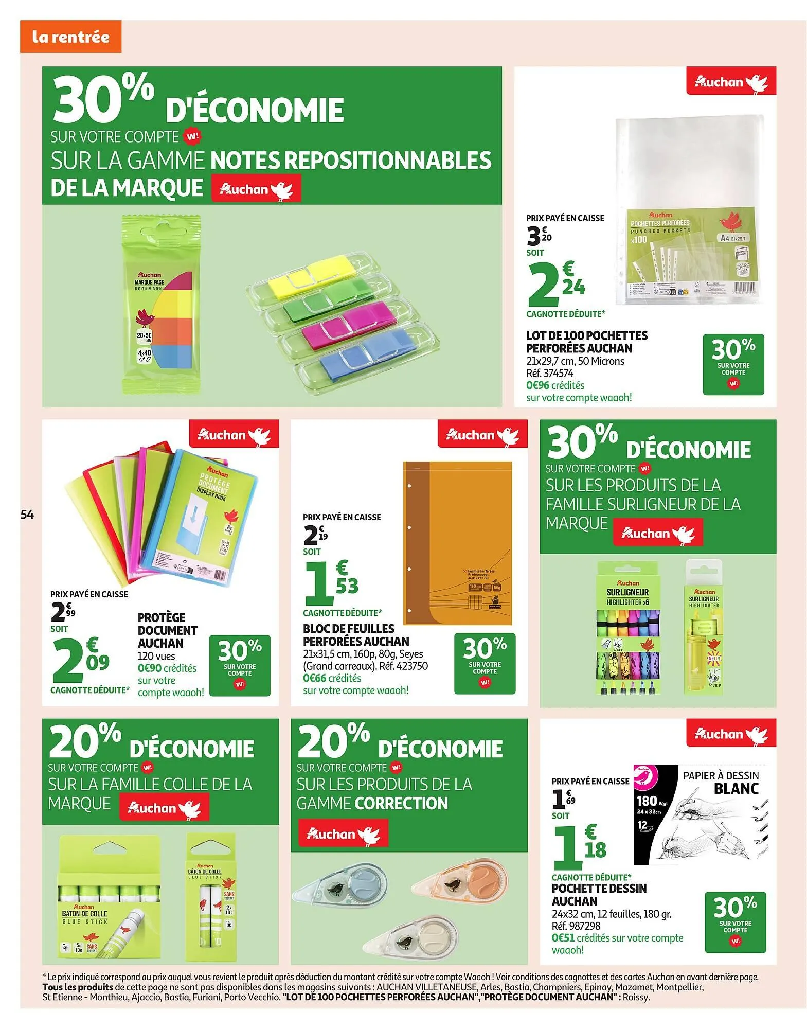 Catalogue Auchan du 2 septembre au 14 septembre 2025 - Catalogue page 54