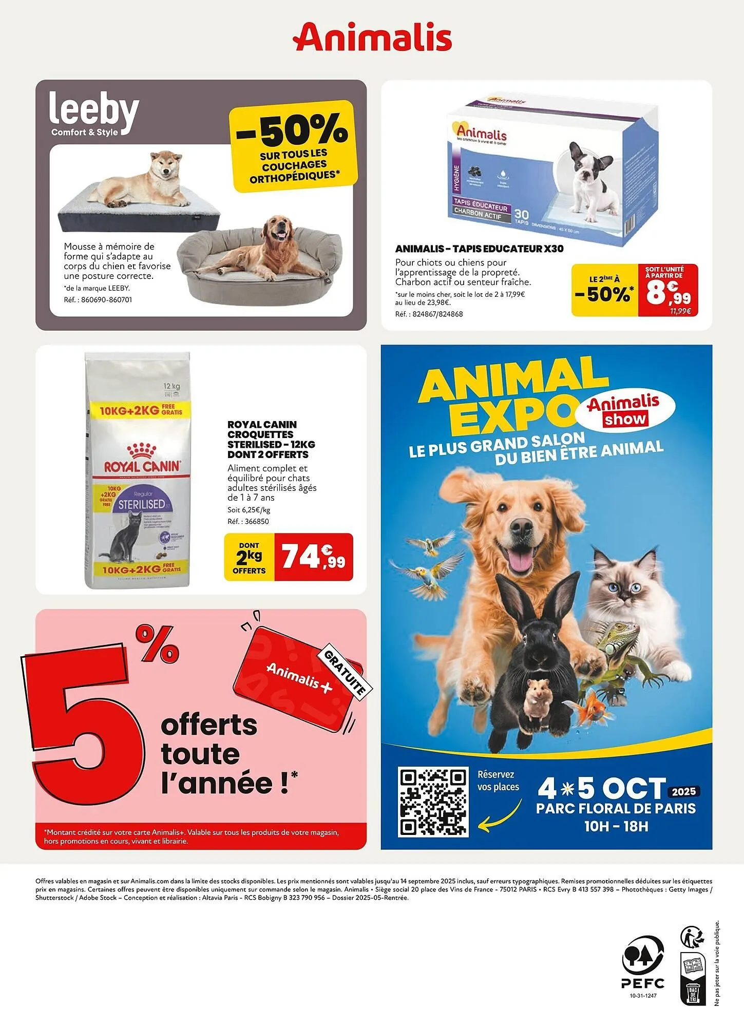Catalogue Animalis du 25 août au 14 septembre 2025 - Catalogue page 12