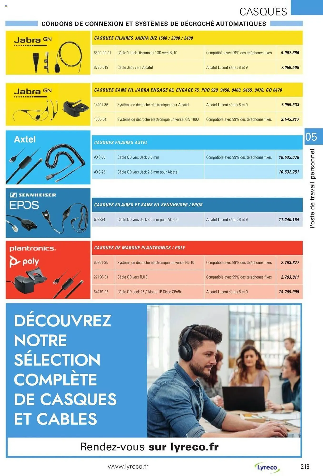 Catalogue Lyreco du 15 mai au 31 décembre 2023 - Catalogue page 219
