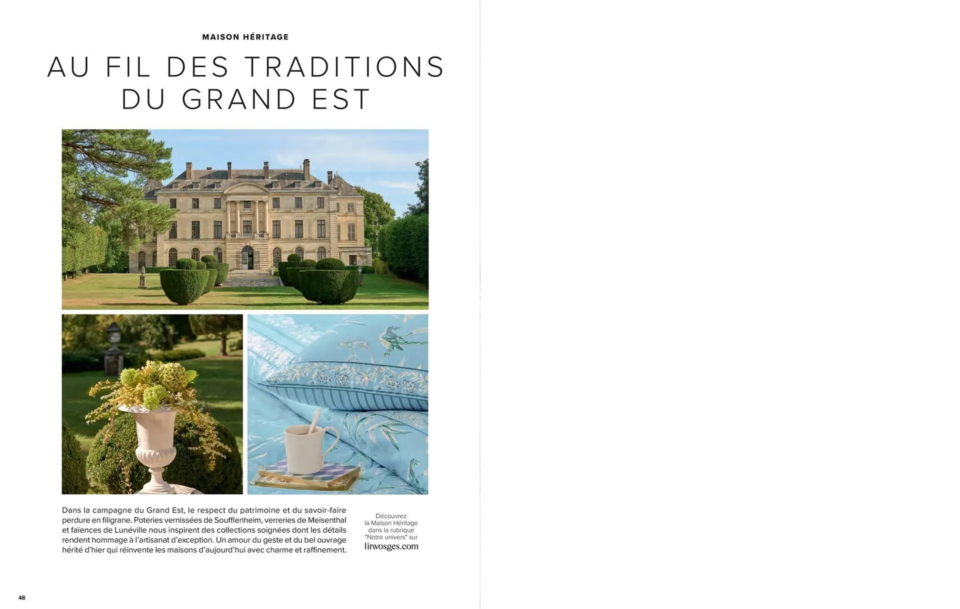 Catalogue Linvosges du 1 juin au 31 août 2026 - Catalogue page 48