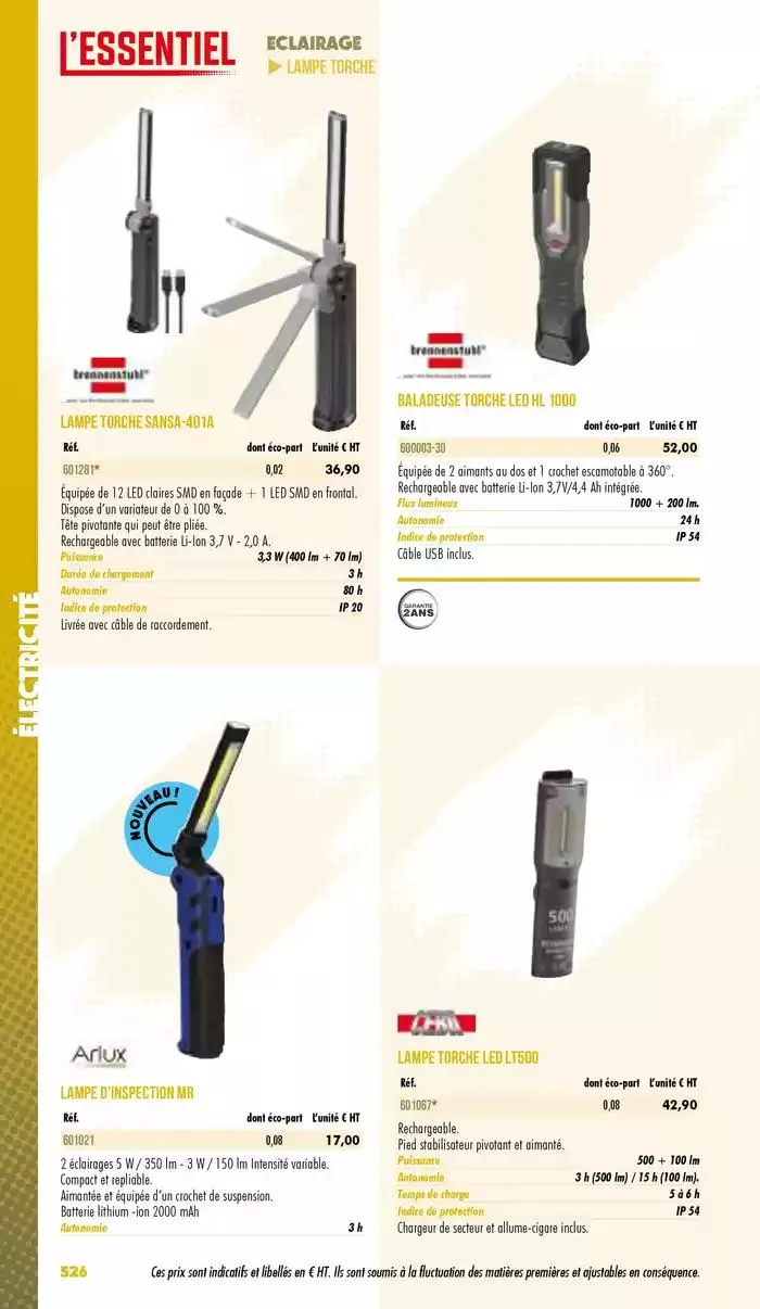 Essentiel Industrie 2025 du 3 janvier au 31 décembre 2025 - Catalogue page 528