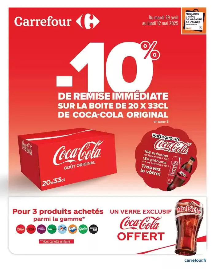 10% DE REMISE IMMEDIATE COCA ORIGINAL ET PLUS DE PROMOS - 1