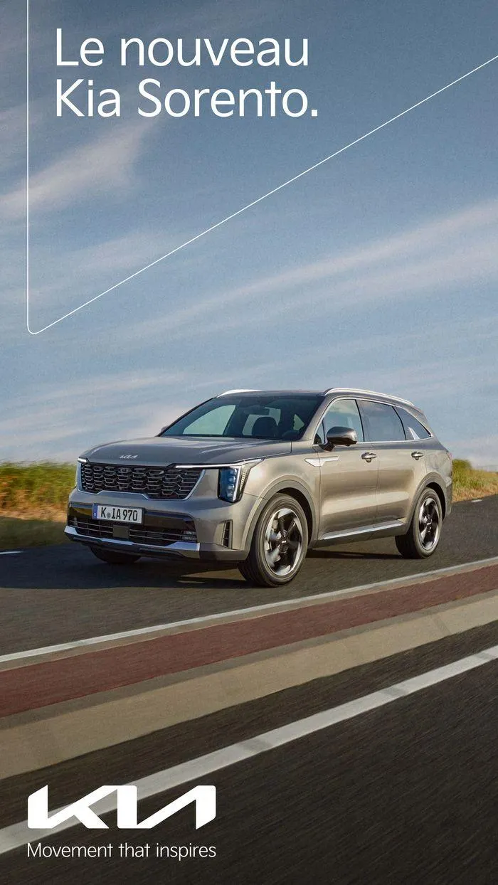 KIA Sorento Hybride - Brochure du 14 août au 5 août 2025 - Catalogue page 1